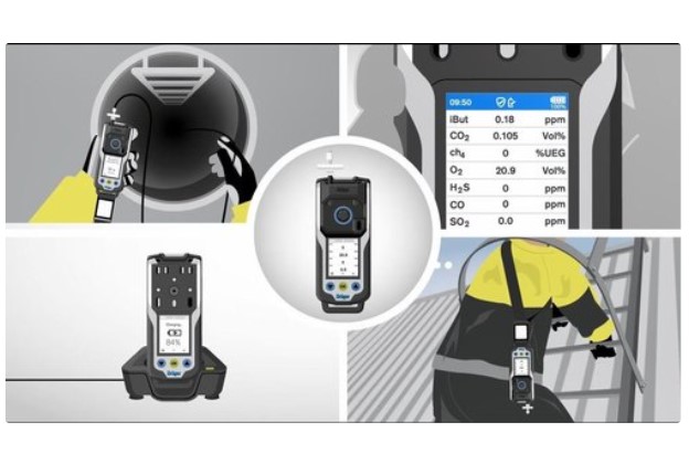 Draeger X AM 8000 Multi-Gas Detector – MS INSTRUVIBE